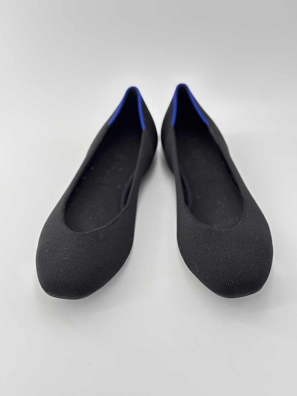 Rothy's Black Knit Round-Toe Ballet Flat | Size 9.5 | The Flat